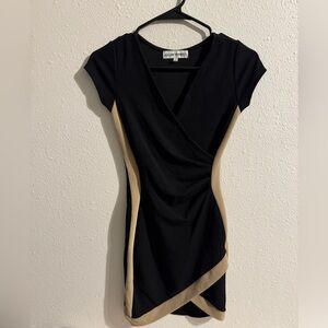Black mini dress